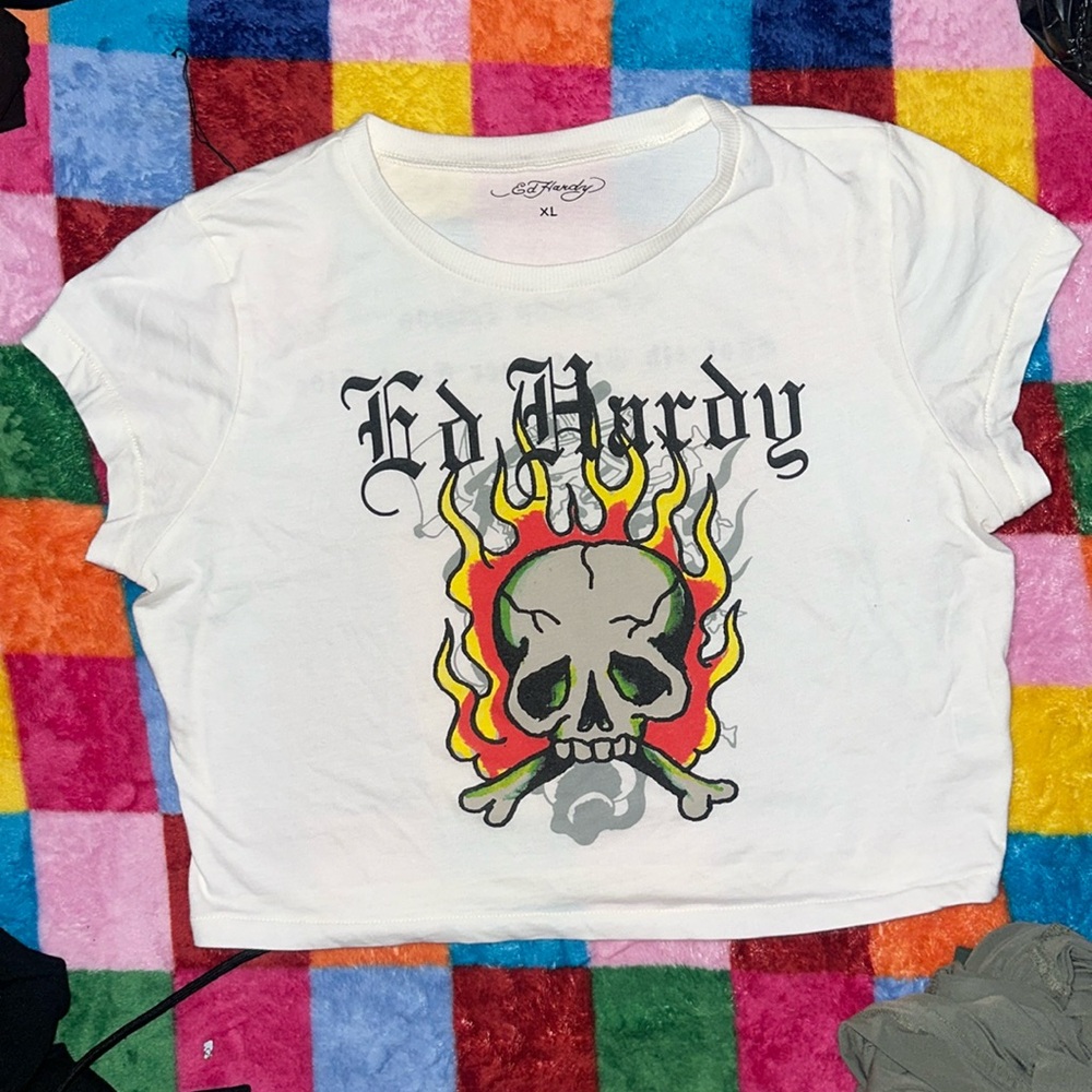 Ed hardy crop top